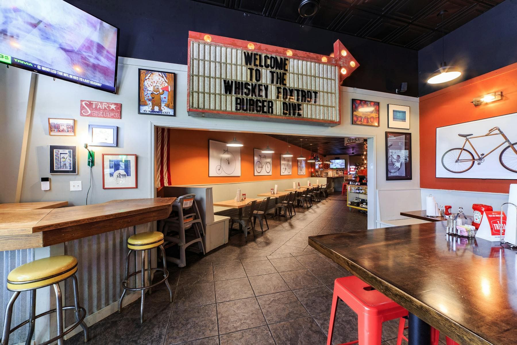 Whiskey Foxtrot Hoover Location - Craft burgers and beer in Birmingham's Hoover neighborhood